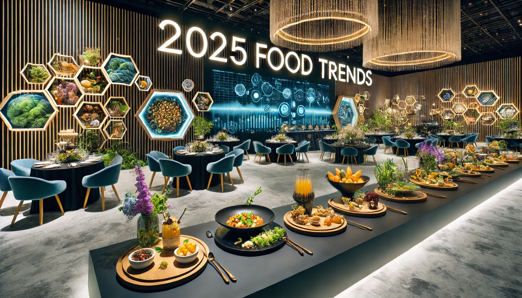 Tendências de buffet para casamento 2025